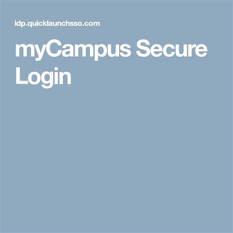 sgu mycampus login